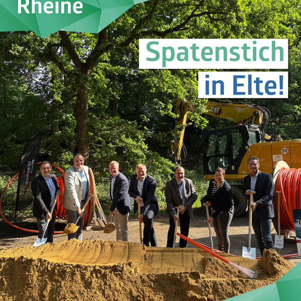Glasfaser-Ausbau in Rheine startet durch! 