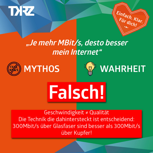 Mythos vs. Wahrheit - MBit/s