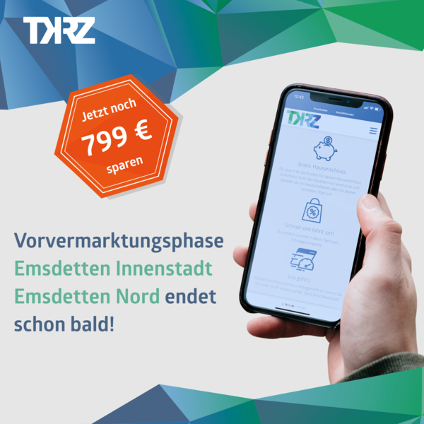 ACHTUNG Vorvermarktungsphase endet bald!