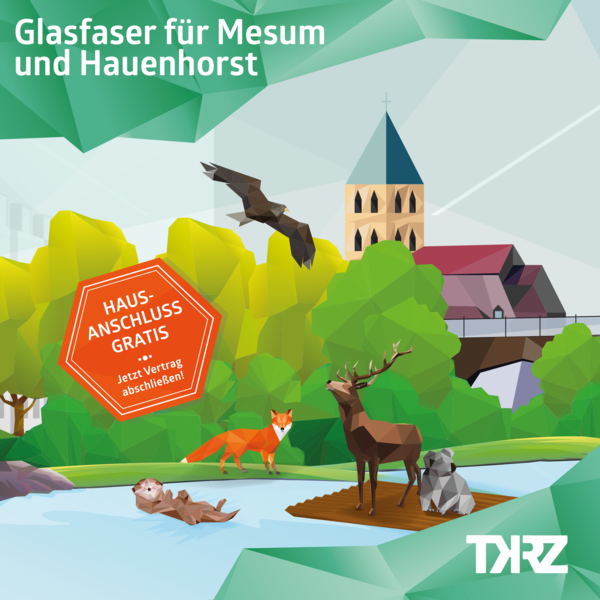 Glasfaser für Mesum und Hauenhorst