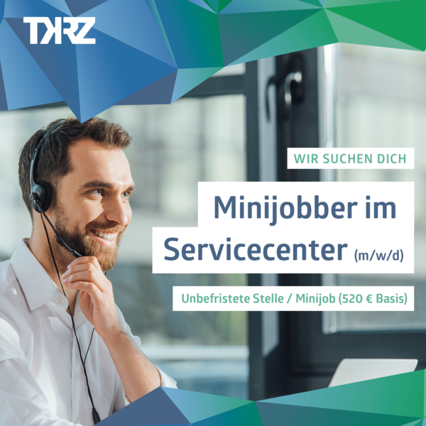 Minijobber im Servicecenter gesucht!