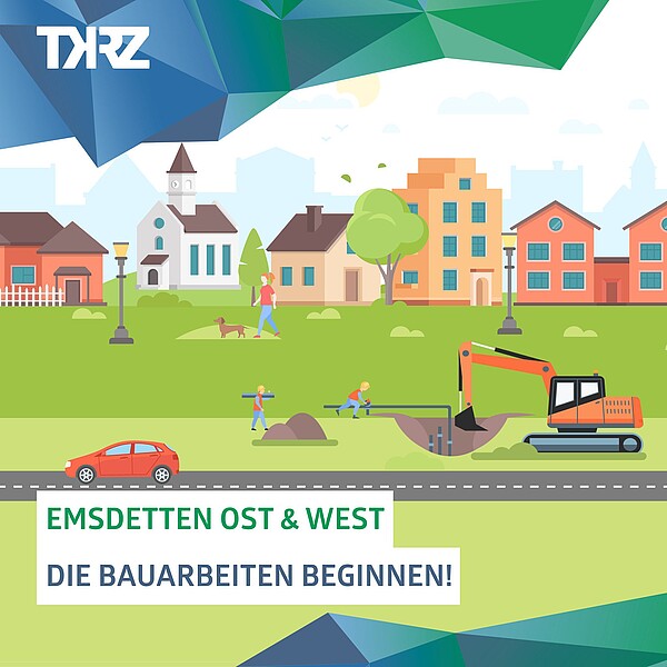 Die Bauarbeiten beginnen!