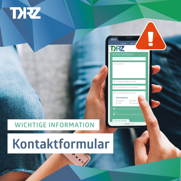 Störung Kontaktformular