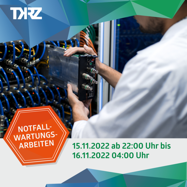 Geplante Notfallwartungsarbeiten in unserem Backbone